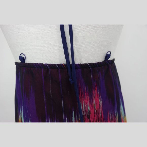 Kira Unique colorful Mini Dress. SEXY V-neck, BACKLESS w/ Convertible Straps - Picture 13 of 13